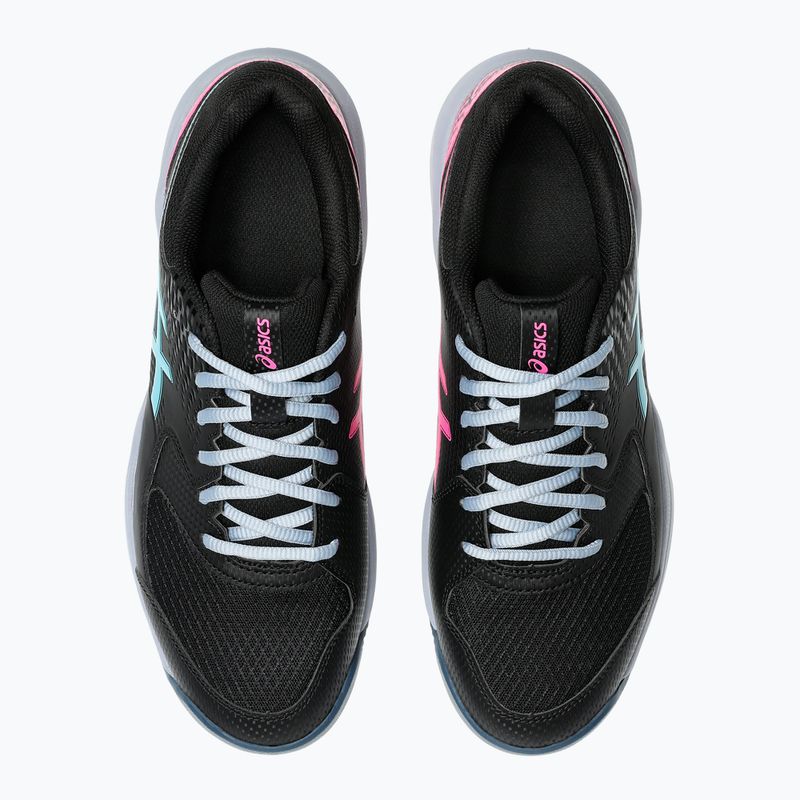 ASICS férfi evezős cipő Gel-Dedicate 8 fekete/energy aqua 5
