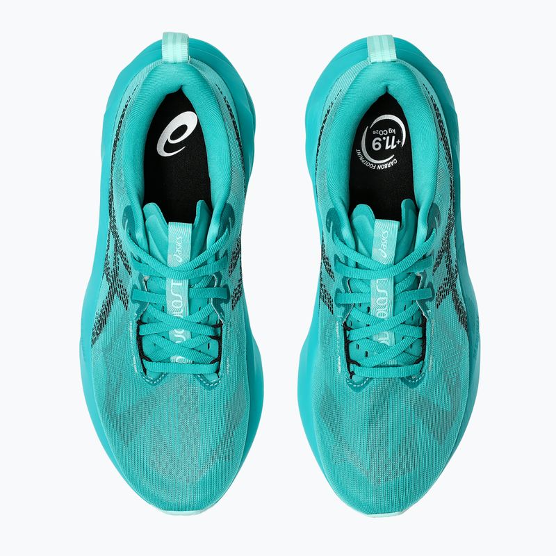 ASICS Novablast 5 wave férfi futócipő teal/fekete 5