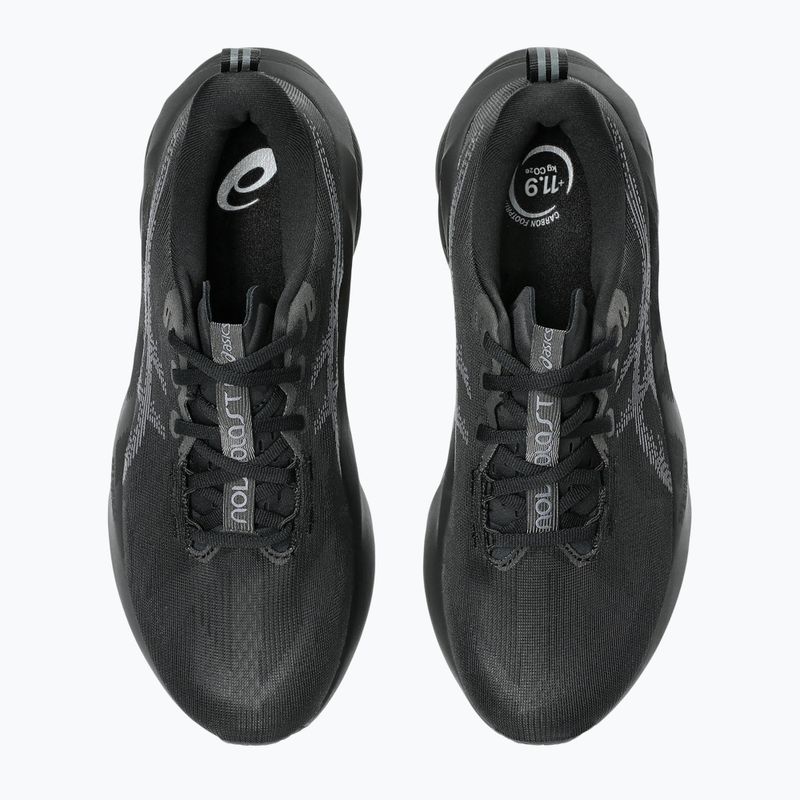 ASICS Novablast 5 fekete/karrier szürke férfi futócipő 7