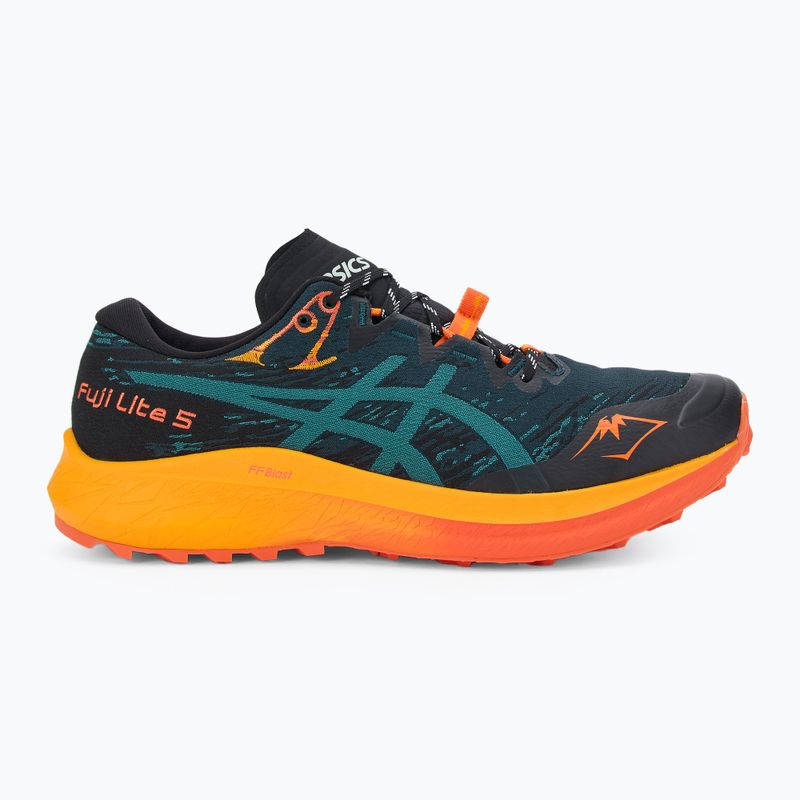 ASICS Fuji Lite 5 férfi futócipő saxon zöld/rainy lake 2