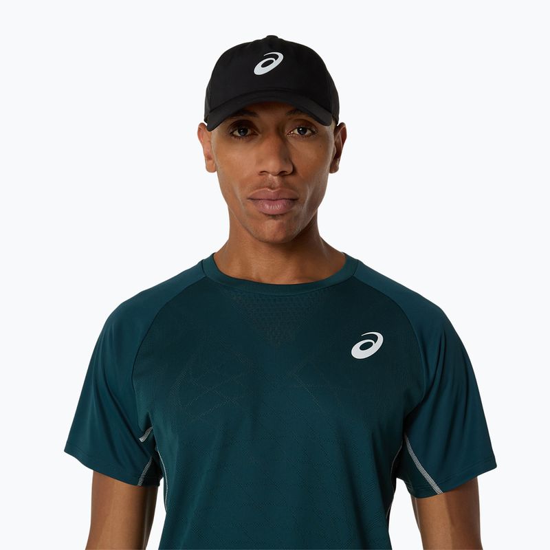 Férfi ASICS Match Actibreeze Top saxon zöld teniszpóló 5
