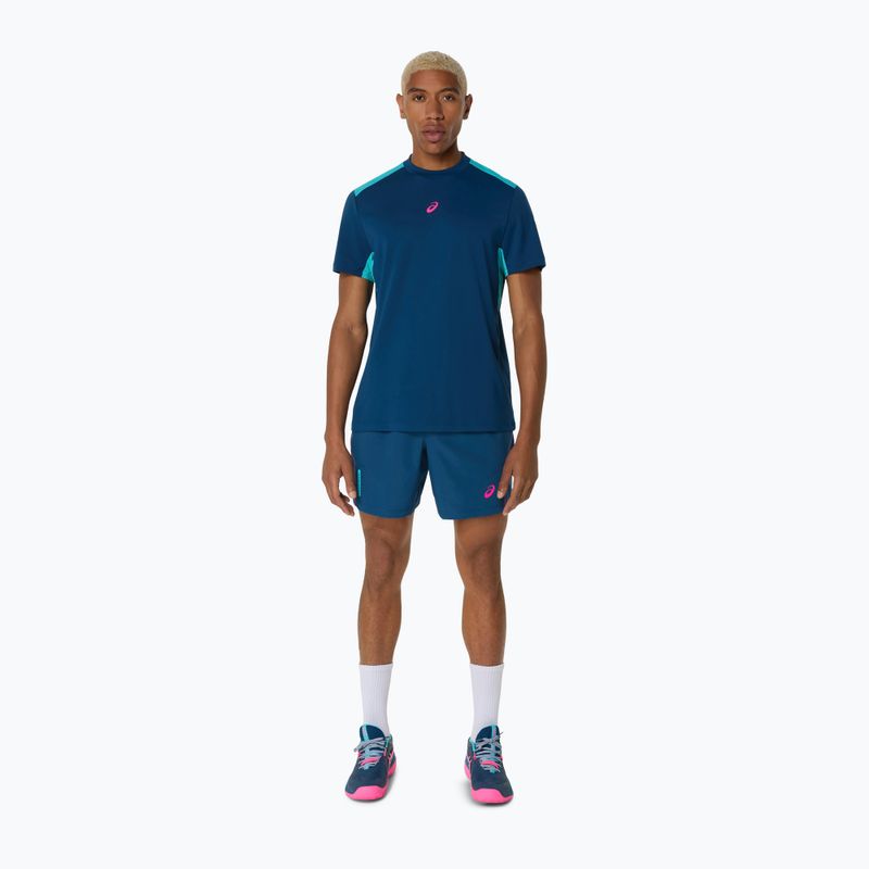 ASICS Padel Court 7IN férfi tenisz rövidnadrág mako kék 2