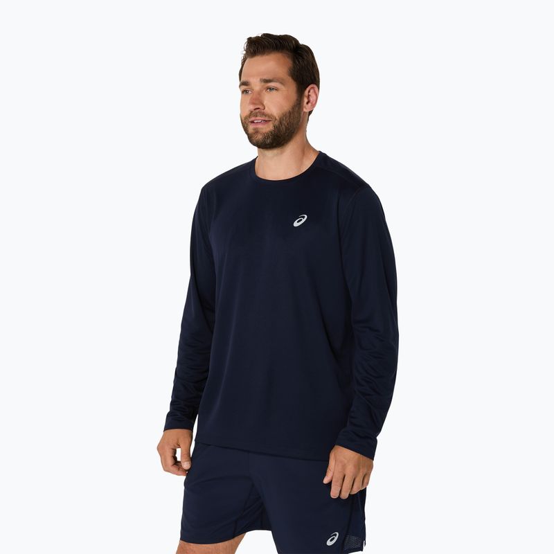 Férfi hosszú ujjú futófelső ASICS Core LS Top midnight 4