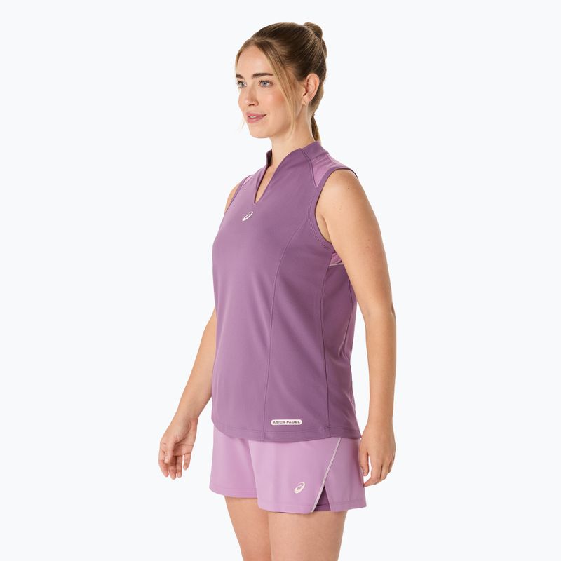 Női tenisz póló ASICS Padel Court Tank sötét ube 4