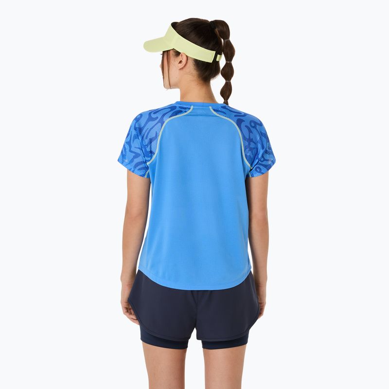 Női teniszpóló ASICS Game Top blue coast ASICS Game Top kék part 3