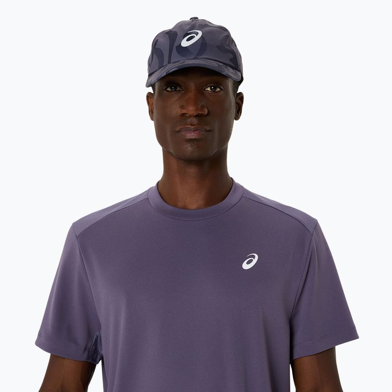 Férfi ASICS Court Top szürkéslila teniszpóló 4