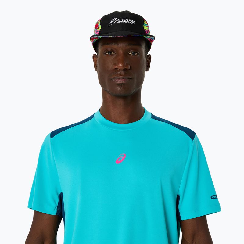 ASICS férfi teniszpóló Padel Court Top energia aqua 4