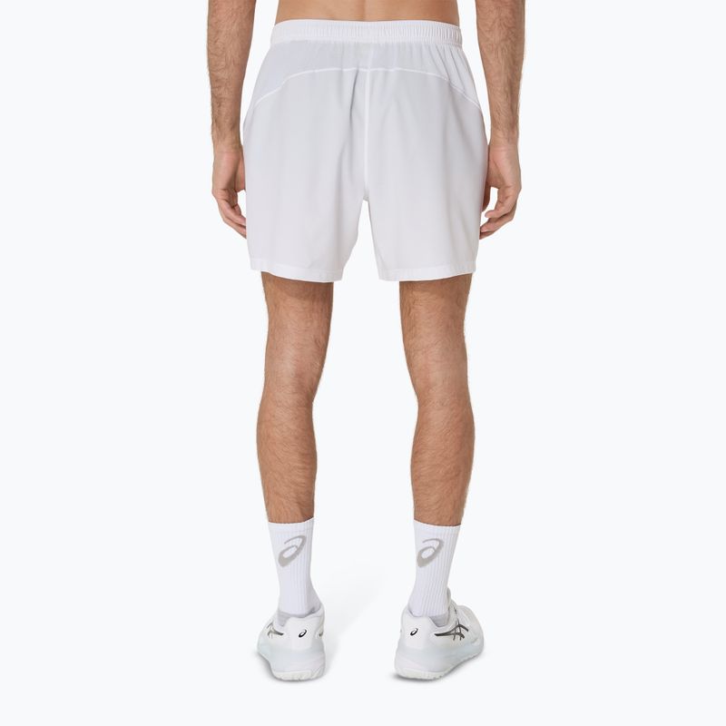 ASICS Court 7IN férfi tenisznadrág ragyogó fehér 3