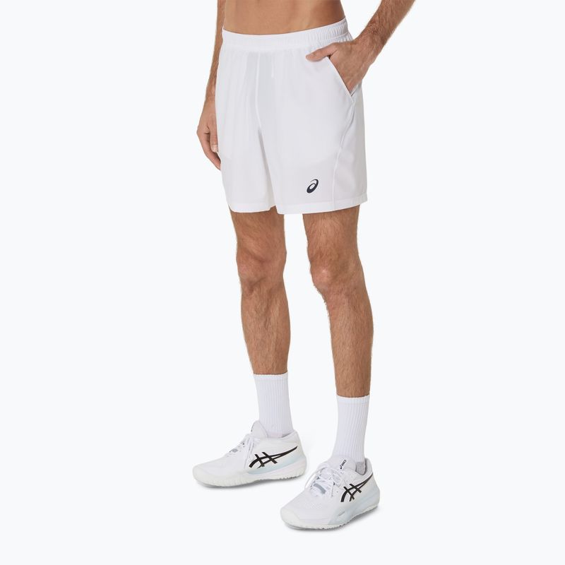 ASICS Court 7IN férfi tenisznadrág ragyogó fehér 4