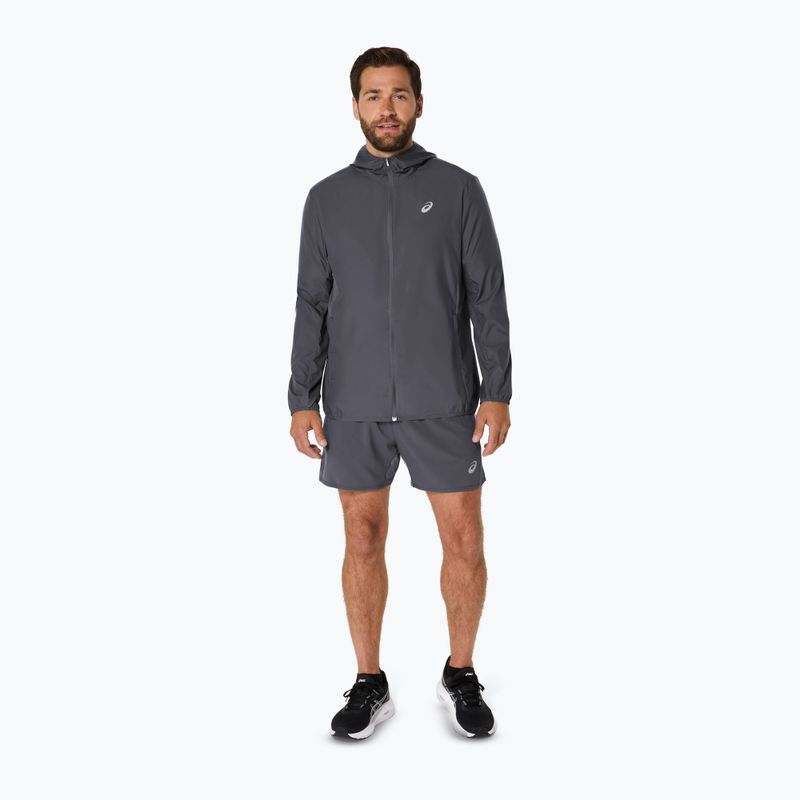 Férfi ASICS Core carrier szürke futókabát 2
