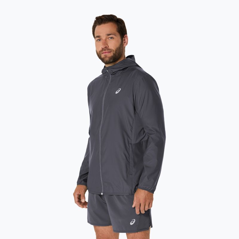 Férfi ASICS Core carrier szürke futókabát 4