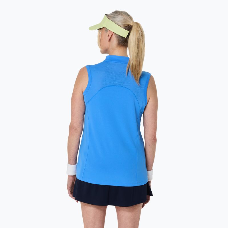 Női tenisz póló ASICS Court Tank W kék part 3