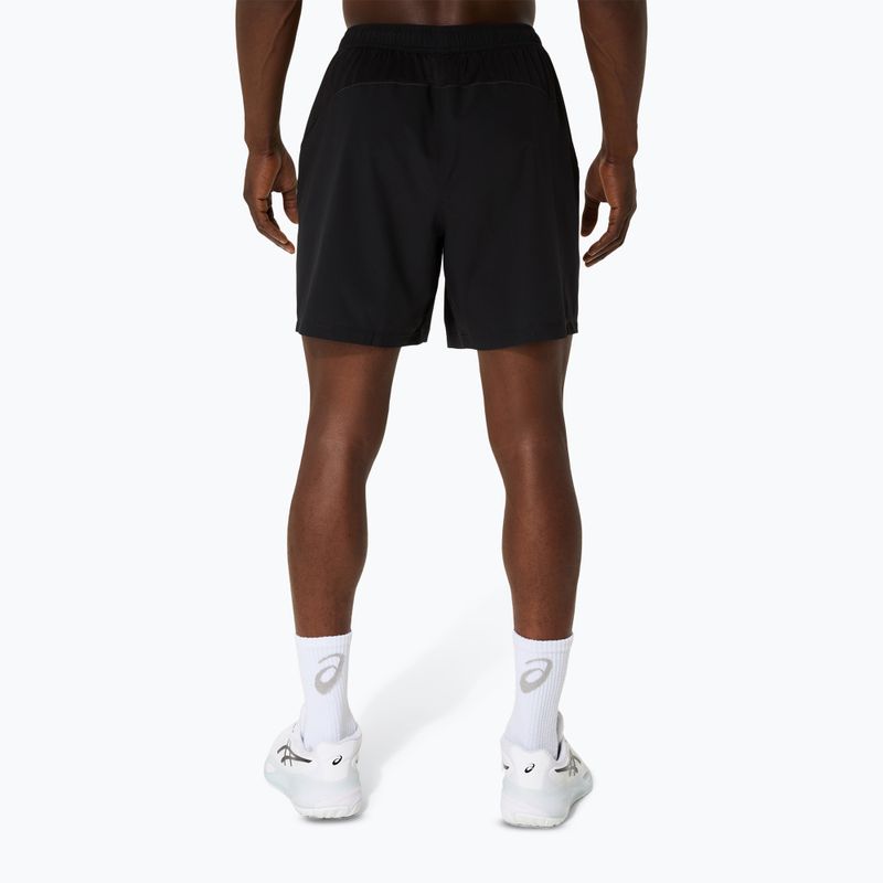 ASICS Court 7IN teljesítmény fekete férfi tenisznadrág 3