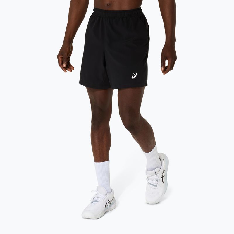 ASICS Court 7IN teljesítmény fekete férfi tenisznadrág 4