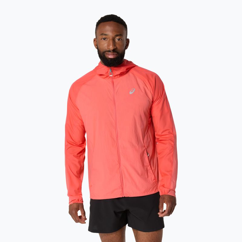 Férfi futókabát ASICS Road Packable coral reef
