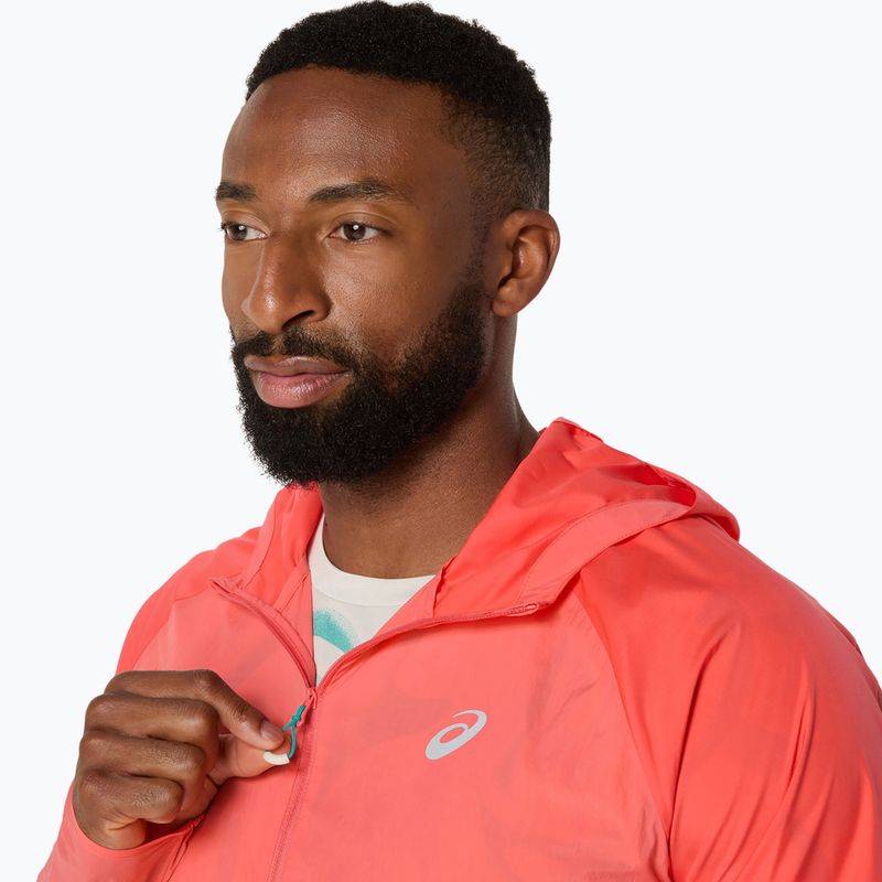 Férfi futókabát ASICS Road Packable coral reef 5