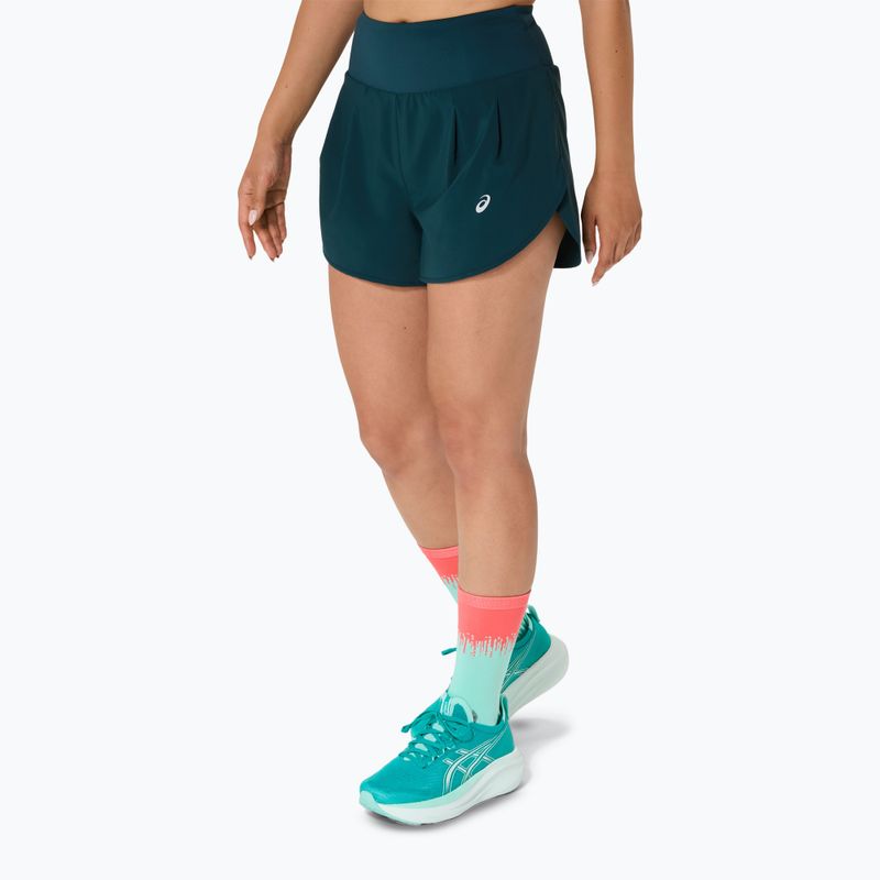 ASICS Road 3.5IN női futónadrág szász zöld 4
