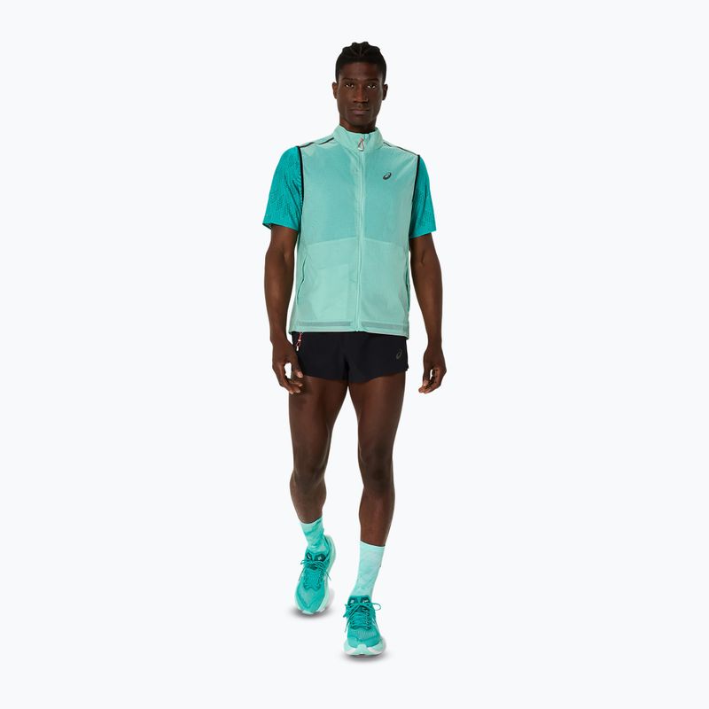 Férfi Asics Metarun Packable futó ujjatlan oázis zöld 2