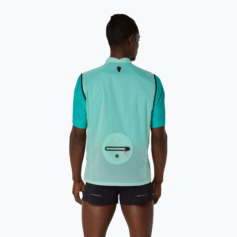 Férfi Asics Metarun Packable futó ujjatlan oázis zöld 3