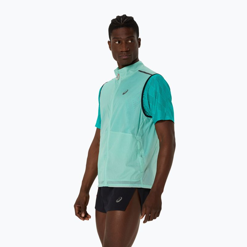 Férfi Asics Metarun Packable futó ujjatlan oázis zöld 4