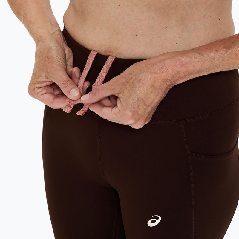 Női futó leggings ASICS Nagino Run állítható szoros kávé ASICS Nagino Run állítható szoros kávé 6
