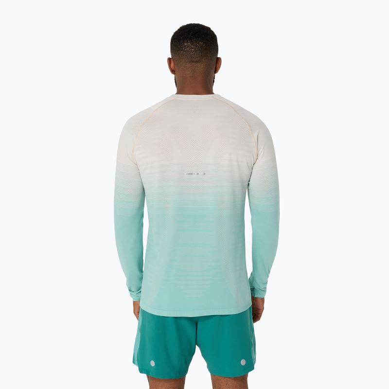 Férfi hosszú ujjú futófelső ASICS Seamless birch/oasis green 3