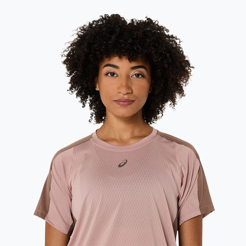 ASICS női futópóló Fujitrail Elite Top semleges rózsaszín/taupe szürke 5