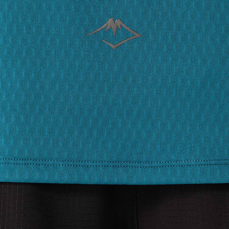 ASICS férfi futópóló Fujitrail Elite Top atlantis kék/szászöld 9