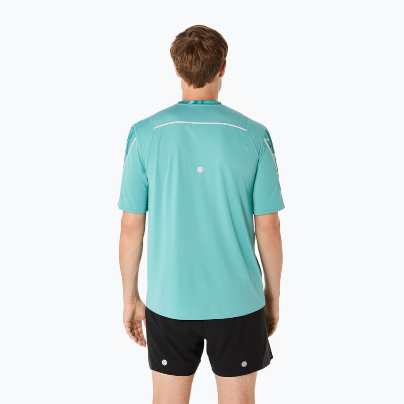 Férfi futópóló ASICS Road Lite-Show light teal 3