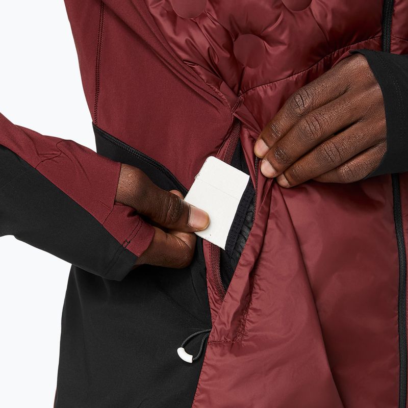 Férfi ASICS Road Winter sötétvörös planet futókabát 9