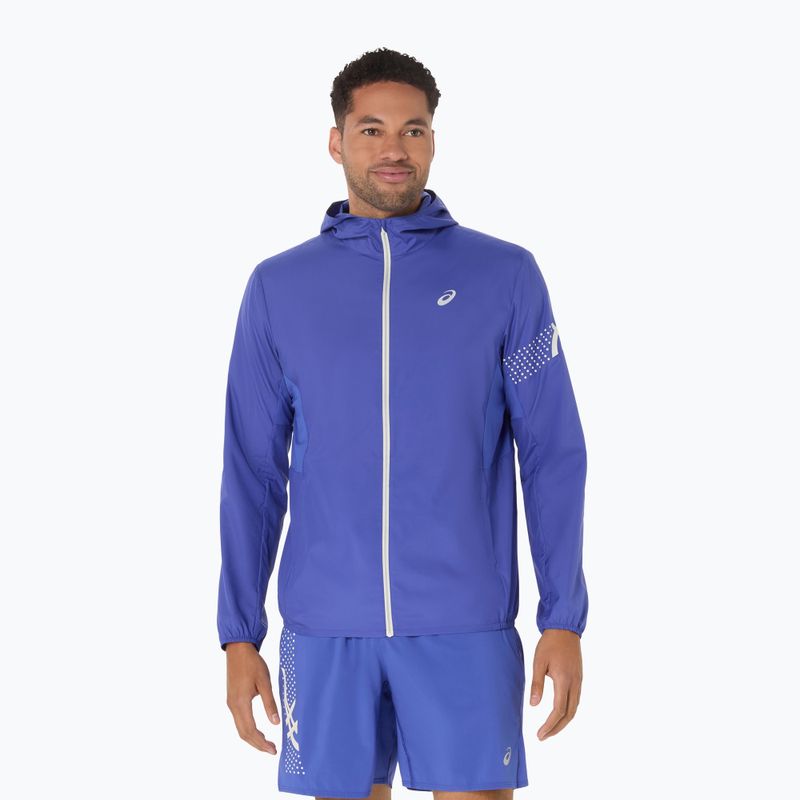 ASICS férfi futódzseki Icon sötét kobalt színben