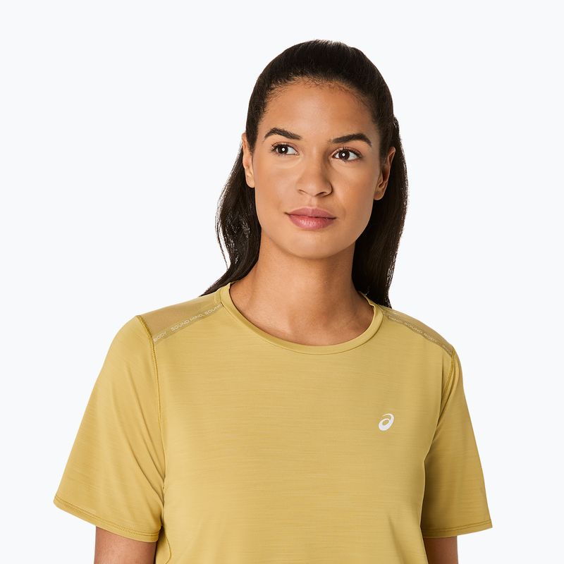 Női ASICS Road Top citromfüves futópóló 5