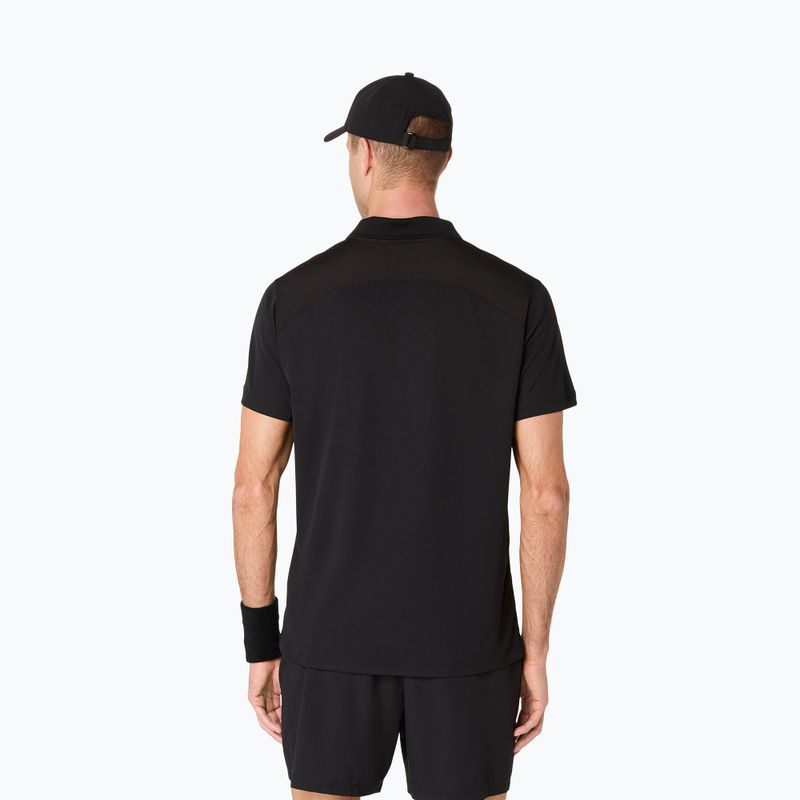 Férfi galléros póló ASICS Court Polo performance black 3