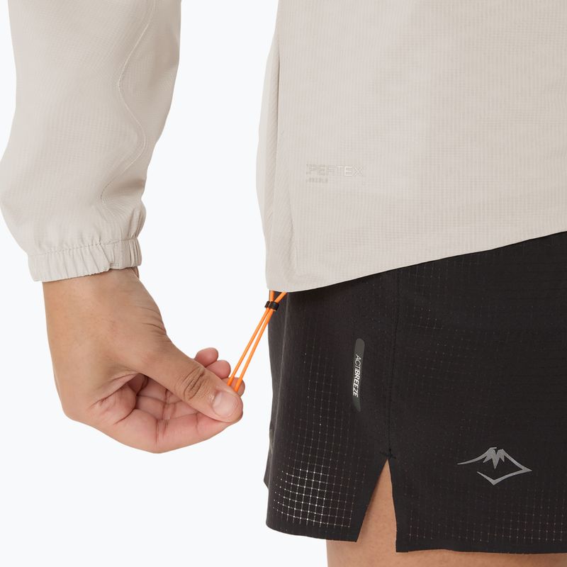 Női ASICS Fujitrail Elite vízálló krémszínű futódzseki 10