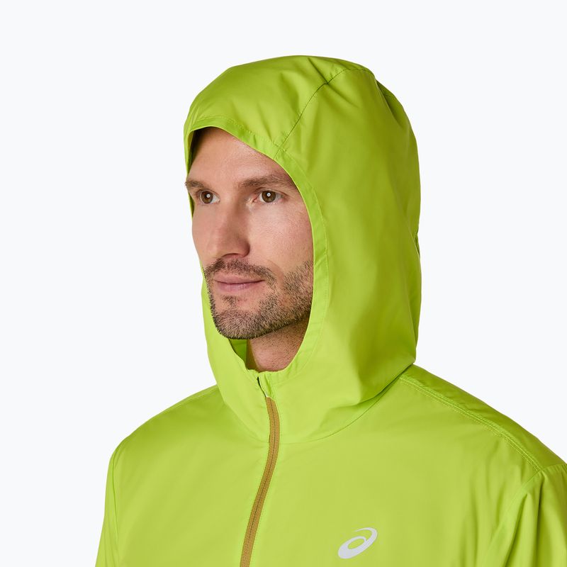 Férfi ASICS Core neon lime futó dzseki 5