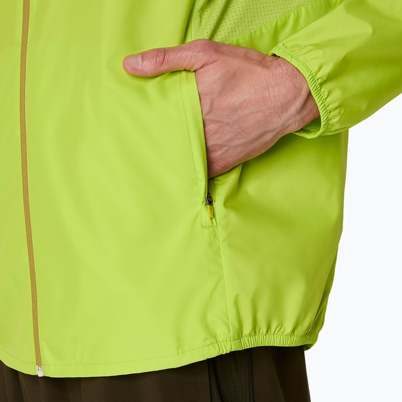 Férfi ASICS Core neon lime futó dzseki 9
