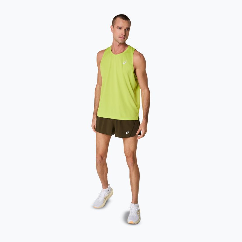 Férfi ASICS Core Split Short barna kő futónadrág 2