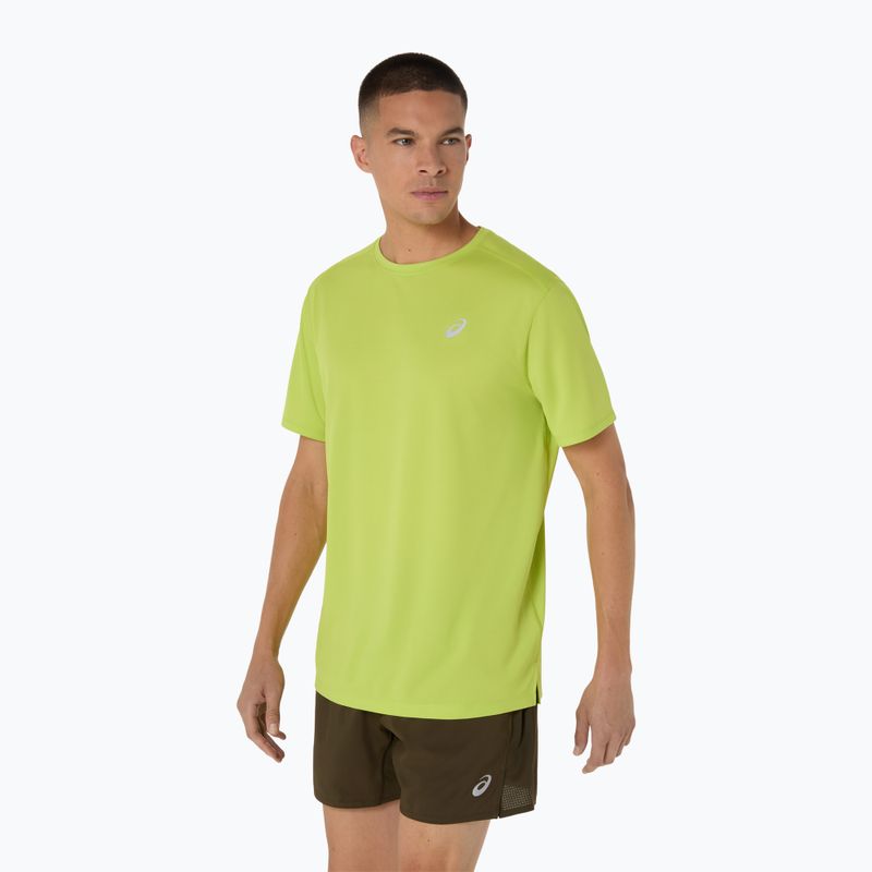 Férfi ASICS Core neon lime futópóló 4