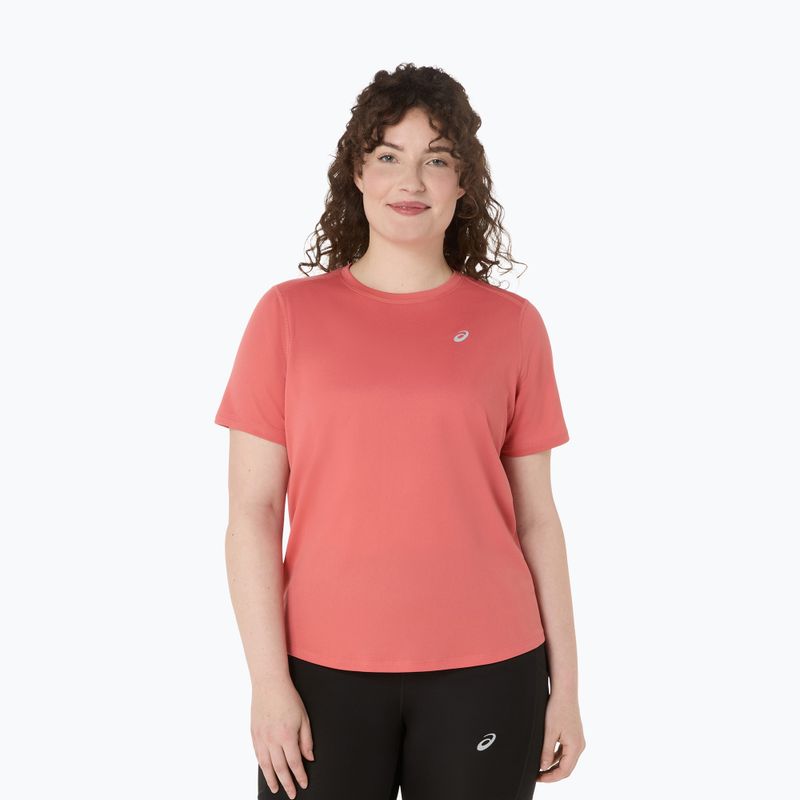 ASICS női edzőpóló Core Top sötét rózsaszín agyag