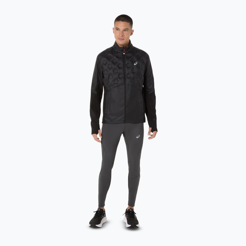 Férfi ASICS Road Winter teljesítményű futódzseki fekete 2