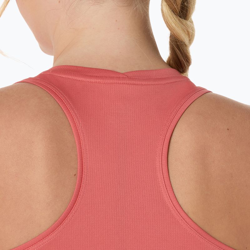Női Asics Core Tank sötét rózsaszín agyag futópóló 6