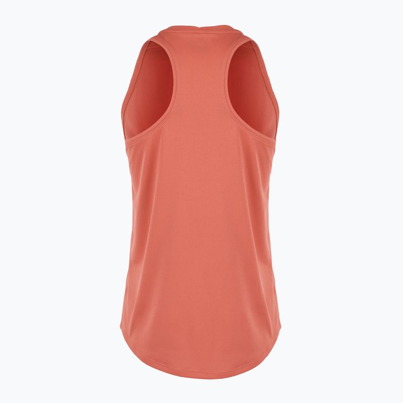 Női Asics Core Tank sötét rózsaszín agyag futópóló 8