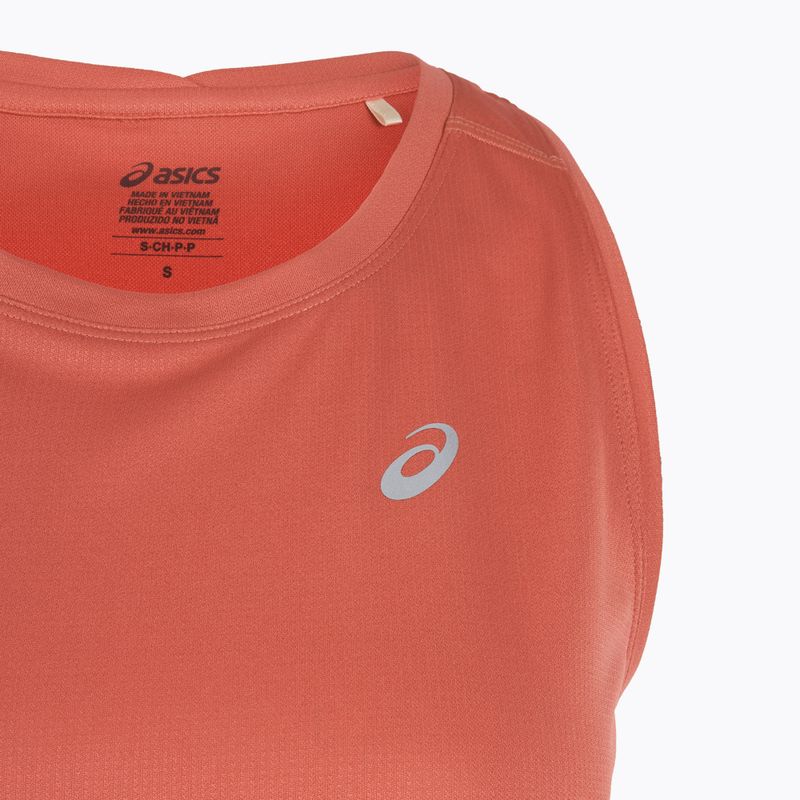 Női Asics Core Tank sötét rózsaszín agyag futópóló 9