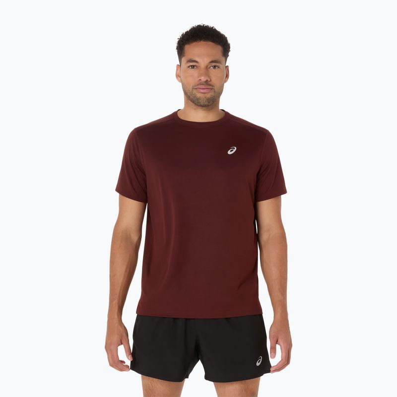 Férfi ASICS Core sötétvörös planet futópóló