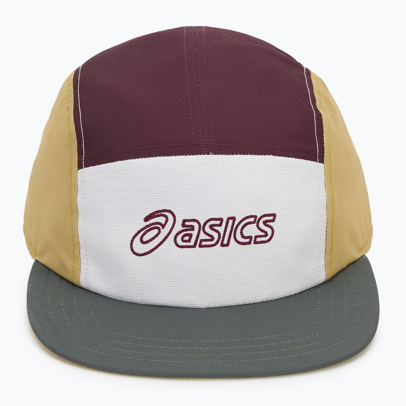 ASICS 5 Panel köpenyzöld/sötét ribizli/citromfű baseball sapka 2