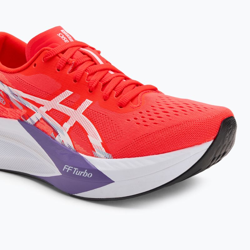 ASICS Magic Speed 4 flash piros/fehér női futócipő 7