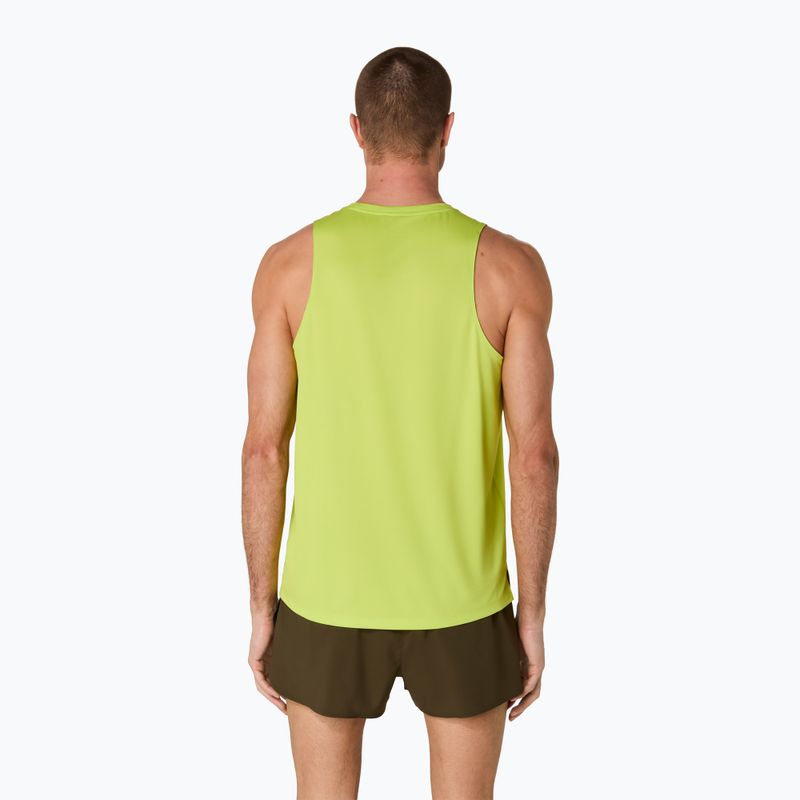 Férfi ASICS Core Singlet futópóló neon lime 2