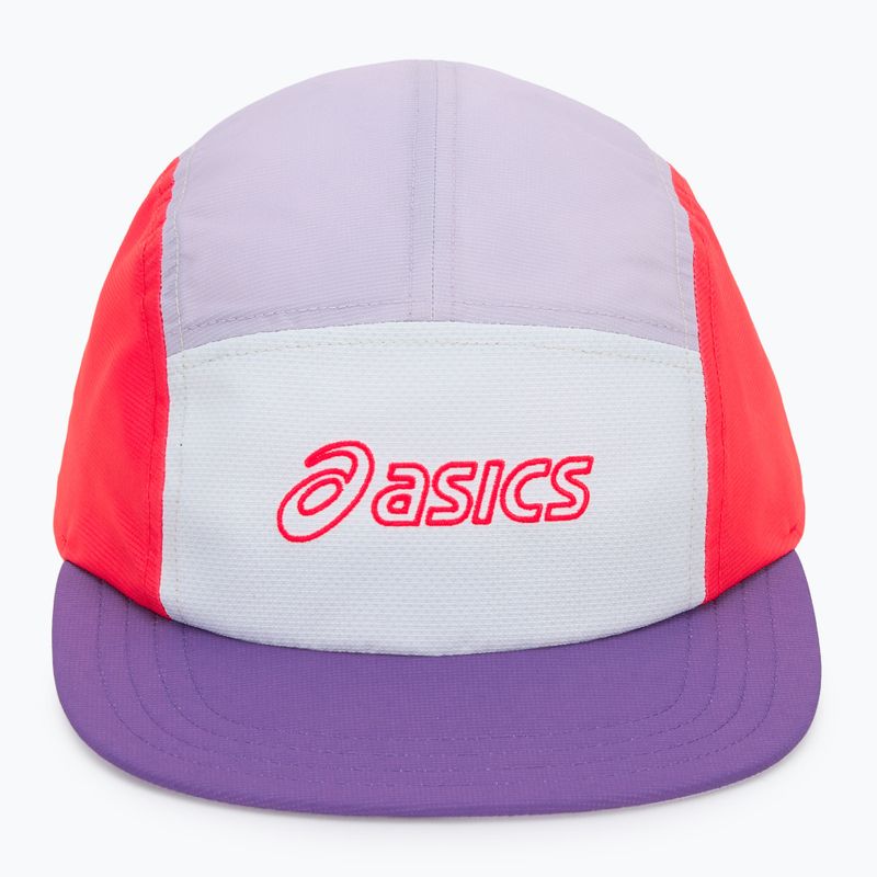 ASICS 5 Panel flash piros/edo lila/sötétlila baseball sapka 2