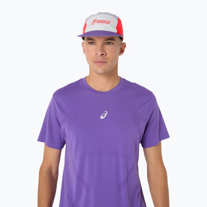 ASICS 5 Panel flash piros/edo lila/sötétlila baseball sapka 3