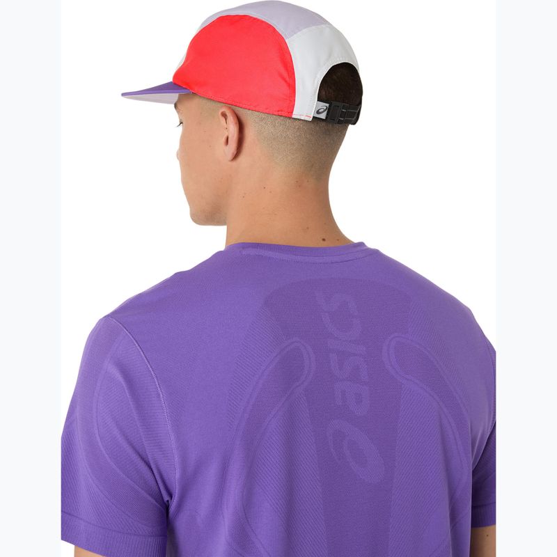 ASICS 5 Panel flash piros/edo lila/sötétlila baseball sapka 5